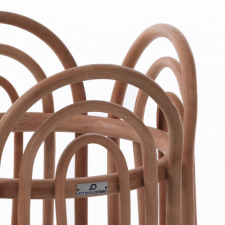 Cesto biancheria Pamela in Rattan colore naturale, d38xh50 cm