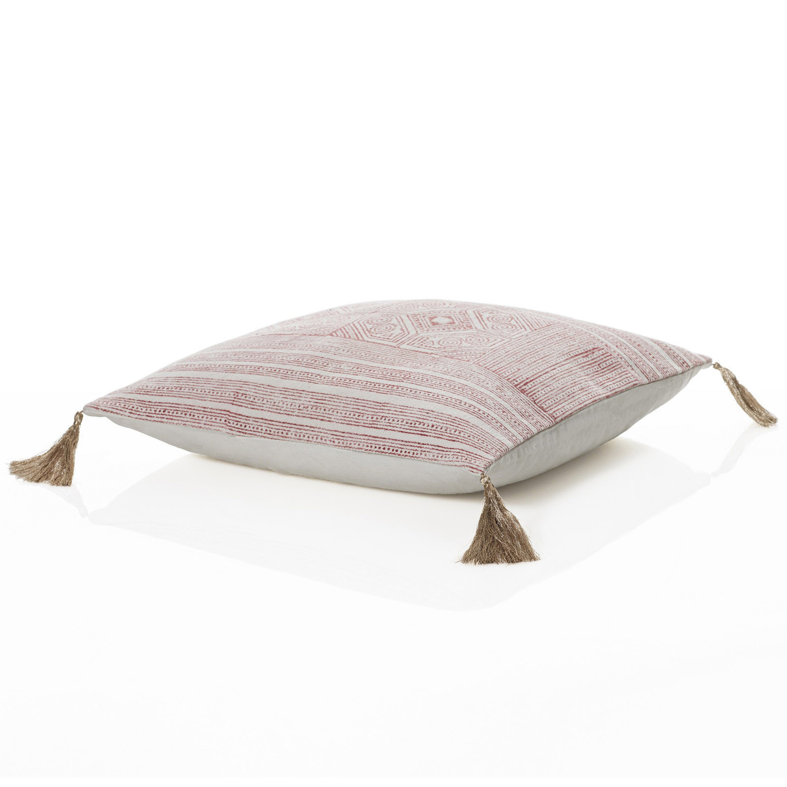 Cuscino Rosa rivestimento Cotone 100% sfoderabile, 45x45 cm