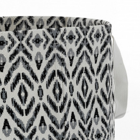 Portaoggetti Mimmi B&W Borsa shopper 100% Cotone realizzata a mano, d35xh50 cm