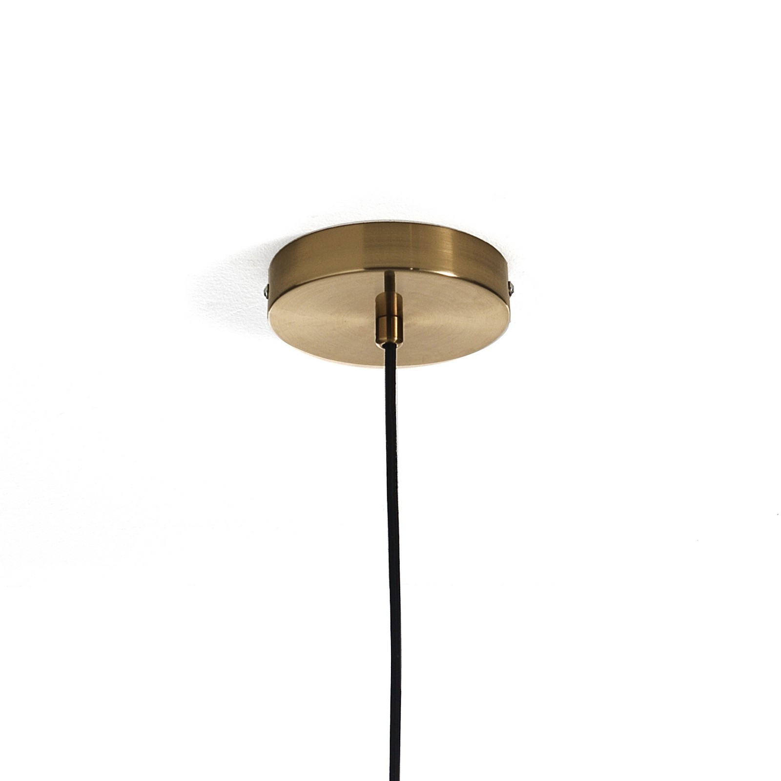 Lampadario Hero in Metallo verniciato Ottone con sfere in vetro, d60 h60 cm