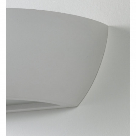 Applique Geo-A in Ceramica Bianca, 31.5x16 h11cm