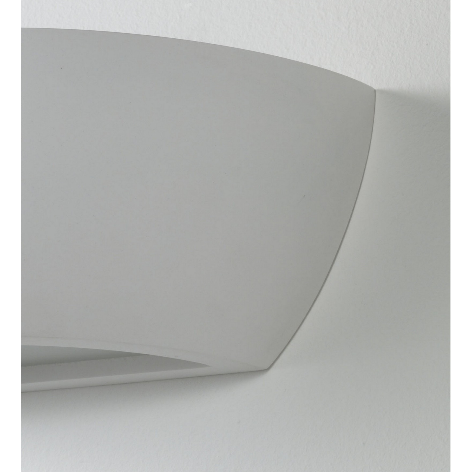 Applique Geo-A in Ceramica Bianca, 31.5x16 h11cm