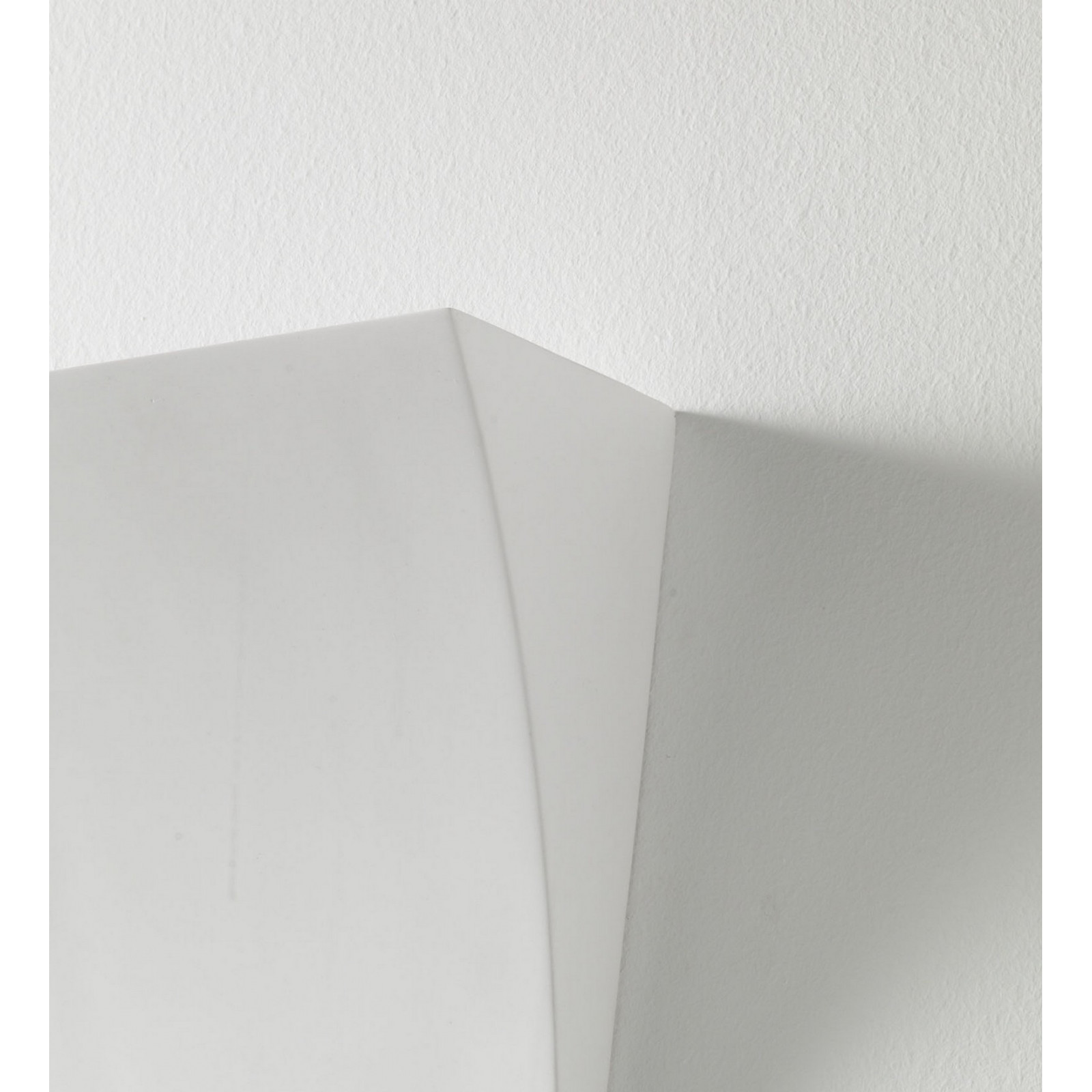 Applique Geo-B in Ceramica Bianca, 19.5x11 h26 cm