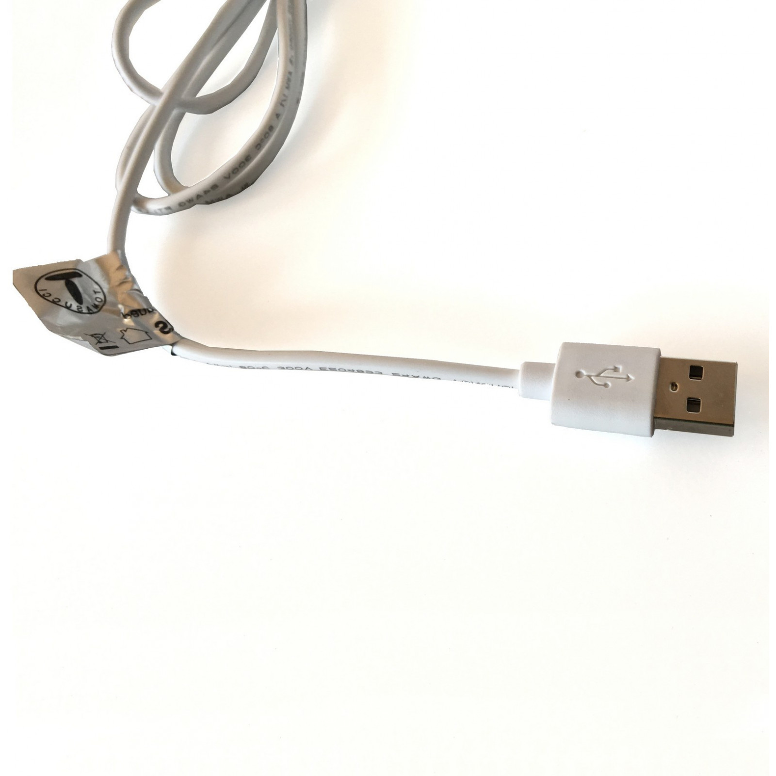 Lampada da Tavolo LED Gigo in Acciaio Bianco Opaco accensione Touch con presa USB, 26x14 h33 cm