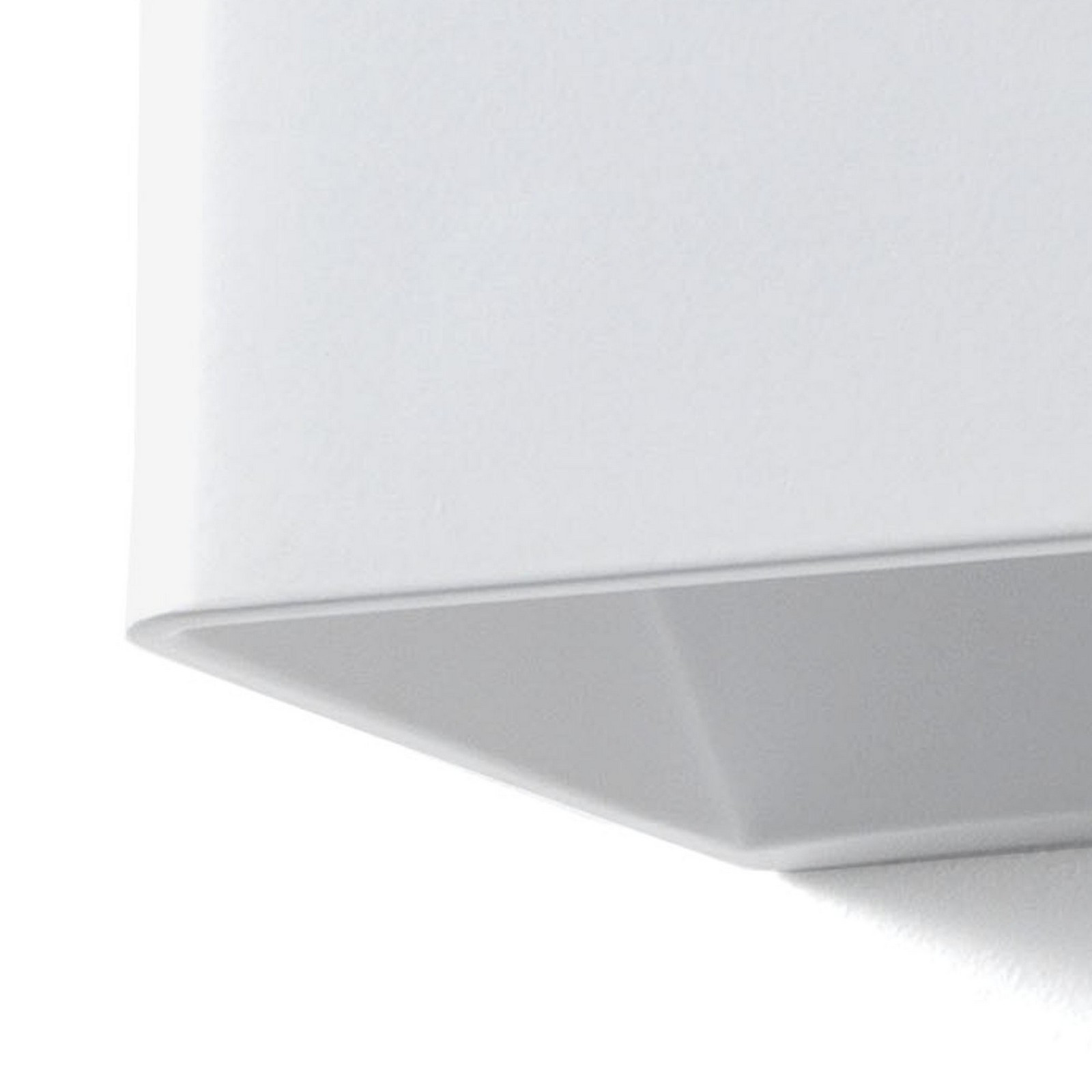 Applique LED Boston Grande in Alluminio Bianco opaco, 25x10 h10 cm