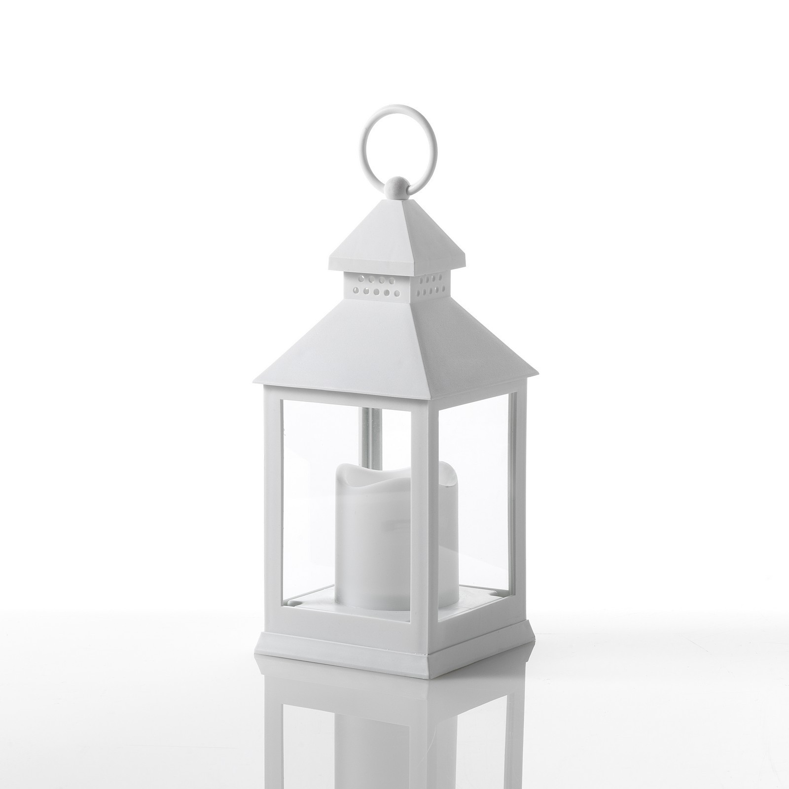 Lampada LED realizzata in plastica Bianca dimensioni cm. L.10