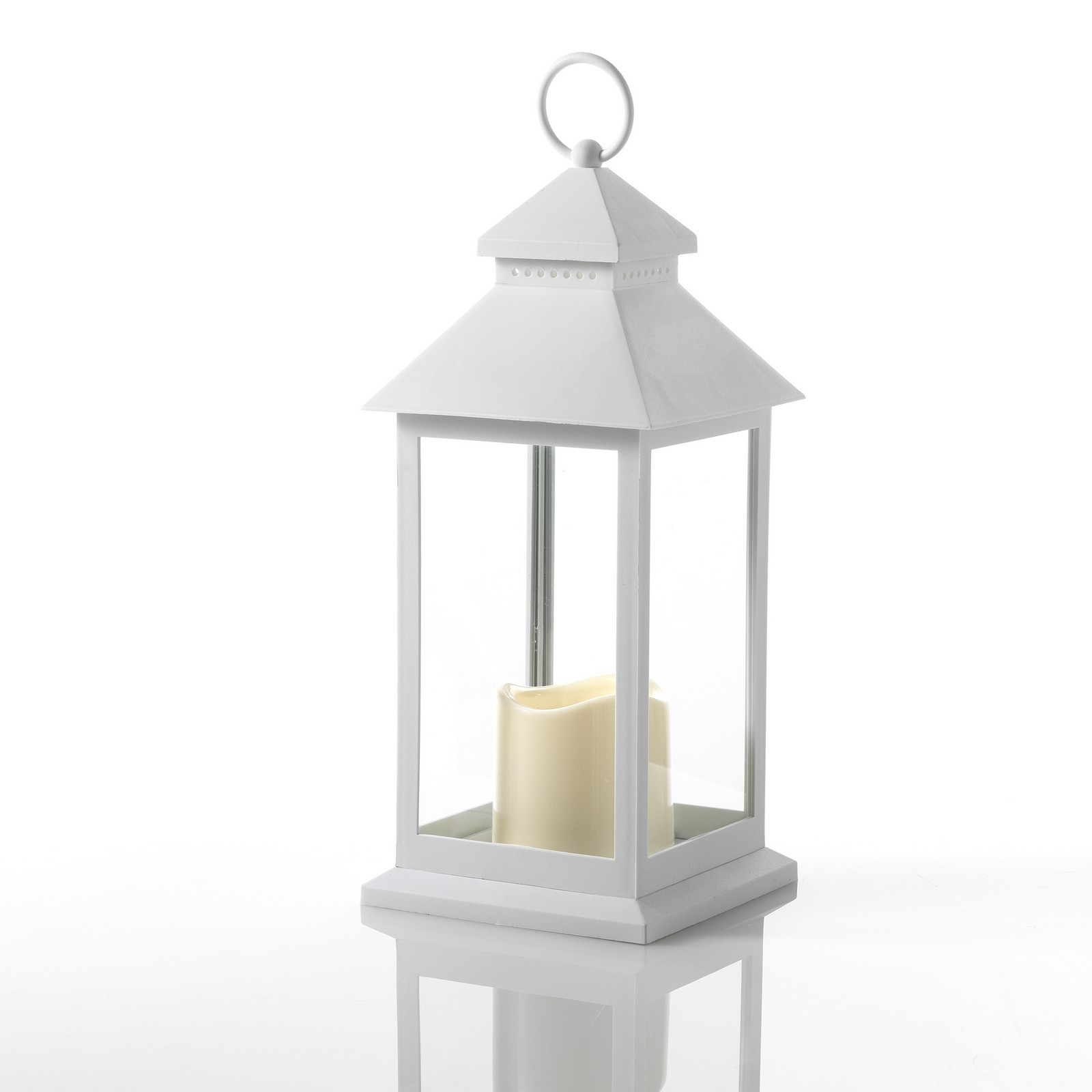 Lampada LED realizzata in plastica Bianca dimensioni cm. L.13