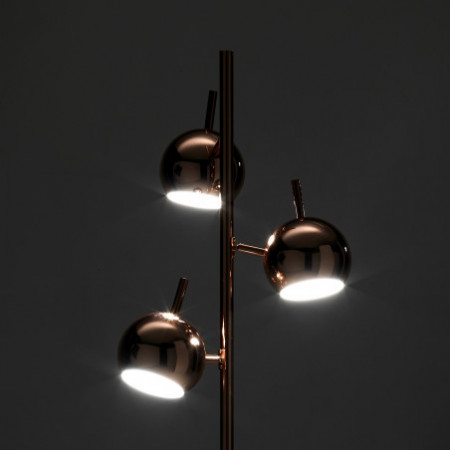 Lampada da terra Shere in Metallo finitura Rame lucido, d27 h165 cm