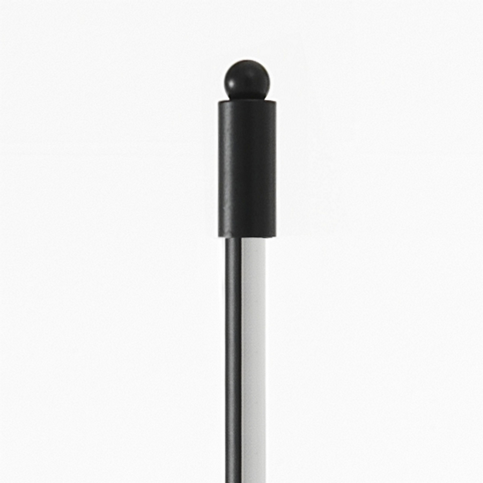 Lampada da terra LED Slim in Alluminio Nero opaco, d20 h150 cm