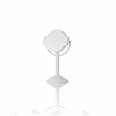 Specchio da Tavolo con Ledsenza filo Touch Bianco opaco, 25x20.5xh46.5 cm