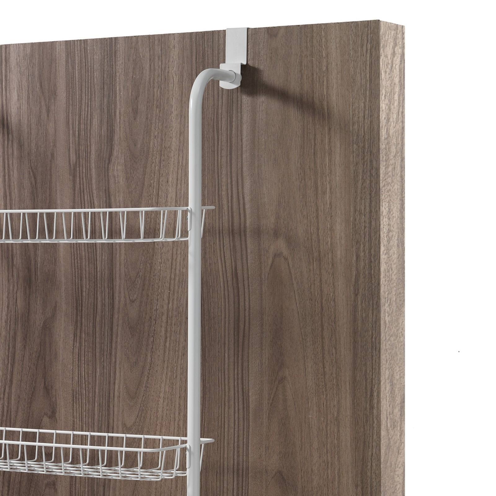 Organizer per Porta in Acciaio Bianco lucido, 46.5x20.5xh131 cm
