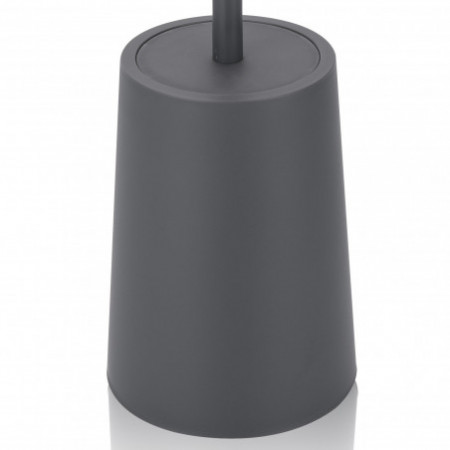 Portaspazzolino toilette GIOVI in ABS di colore Grigio, d13 h18/36.5 cm