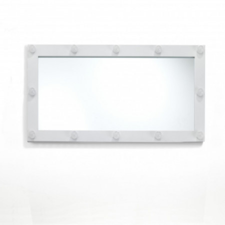 Specchiera da Terra / parete STAR laccato Bianco opaco, 60x120 cm