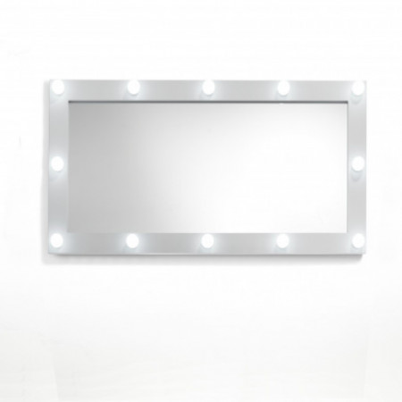 Specchiera da Terra / parete STAR laccato Bianco opaco, 60x120 cm