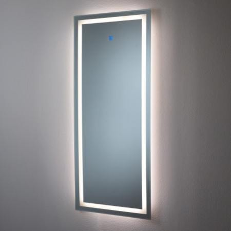 Specchiera da Parete ELLA luci LED integrate accensione Touch, 50x120 cm