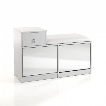 Divano letto LUCRY tessuto Grigio Schienale reclinabile L190 P90 H80