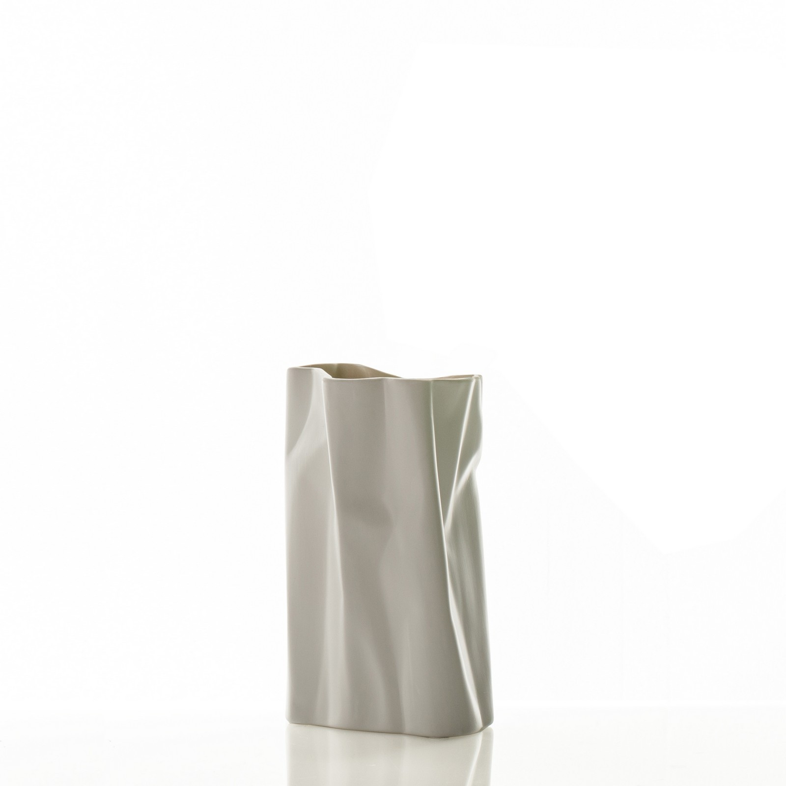 Vaso KAOS WHITE in ceramica colore bianco finitura opaca