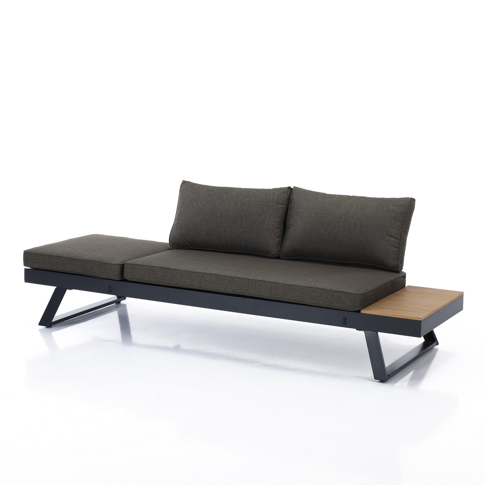 Divano e Chaise Longue da Interno - Esterno Varadero E in Alluminio Antracite Opaco