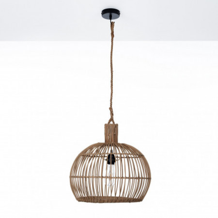 Lampadario AKO in rattan cm. D. 40 x H.40