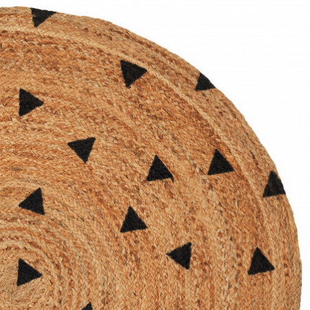 Tappeto GEM in juta colore naturale D. 120 h 0,5 cm
