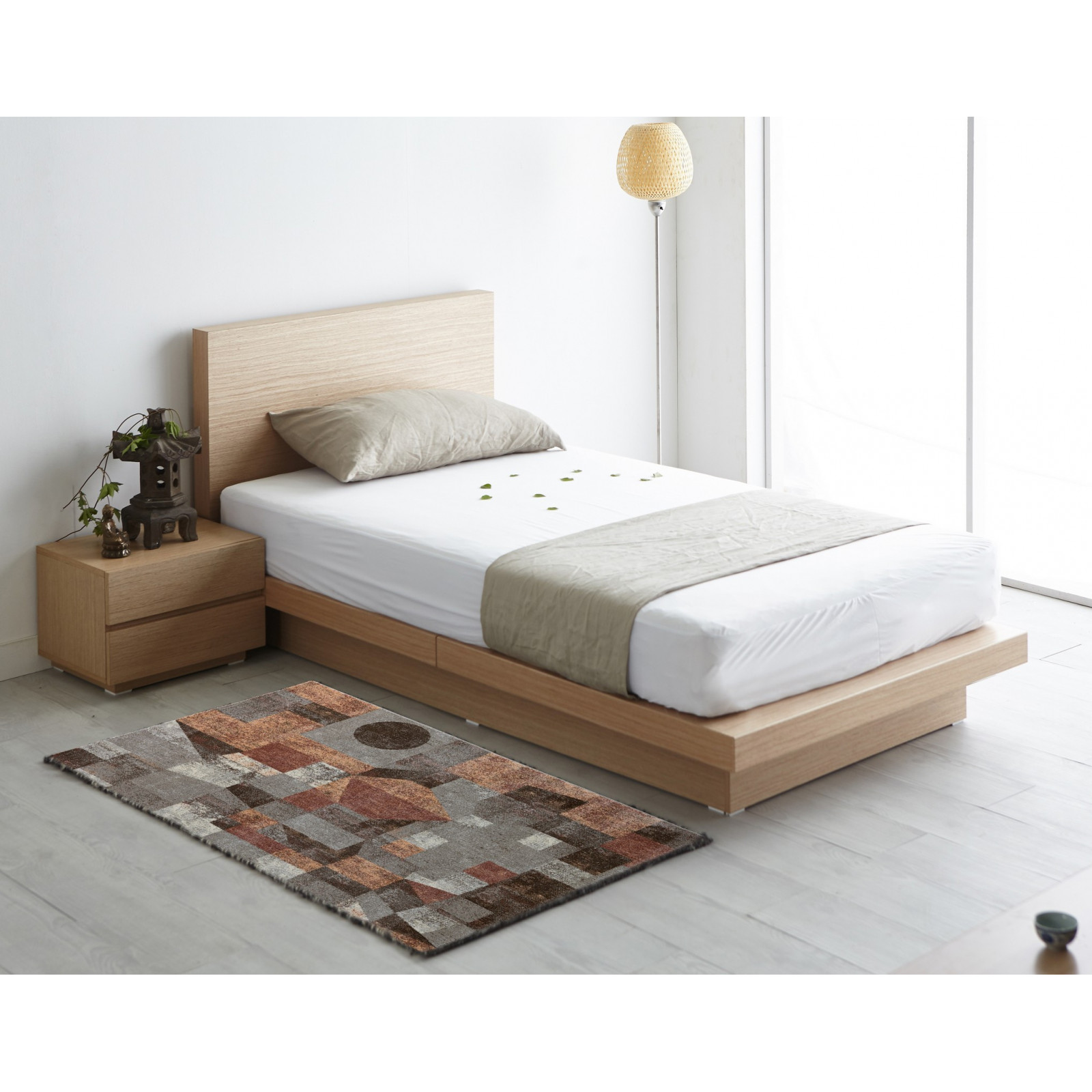 Tappeto bagno scendiletto TERRA 110 cm 60 x 110