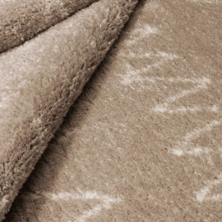 Tappeto SOFT 230 BROWN cm 160 x 230 PET FRIENDLY riduce gli allergeni