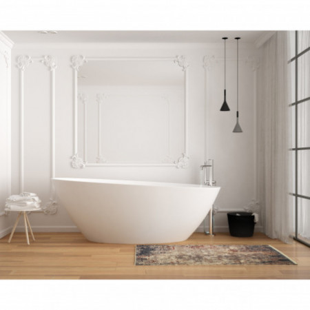 Tappeto bagno scendiletto DAMA 110 cm 57 x 110 anallergico antiacaro antiscivolo