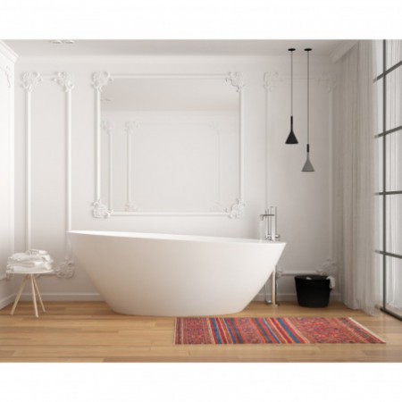 Tappeto bagno scendiletto STRIP 110 cm 57 x 110 anallergico antiacaro antiscivolo