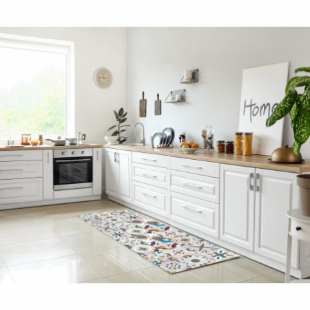 Tappeto corsia LESTO B cm 50 x 150 pratico da pulire 100% vinile