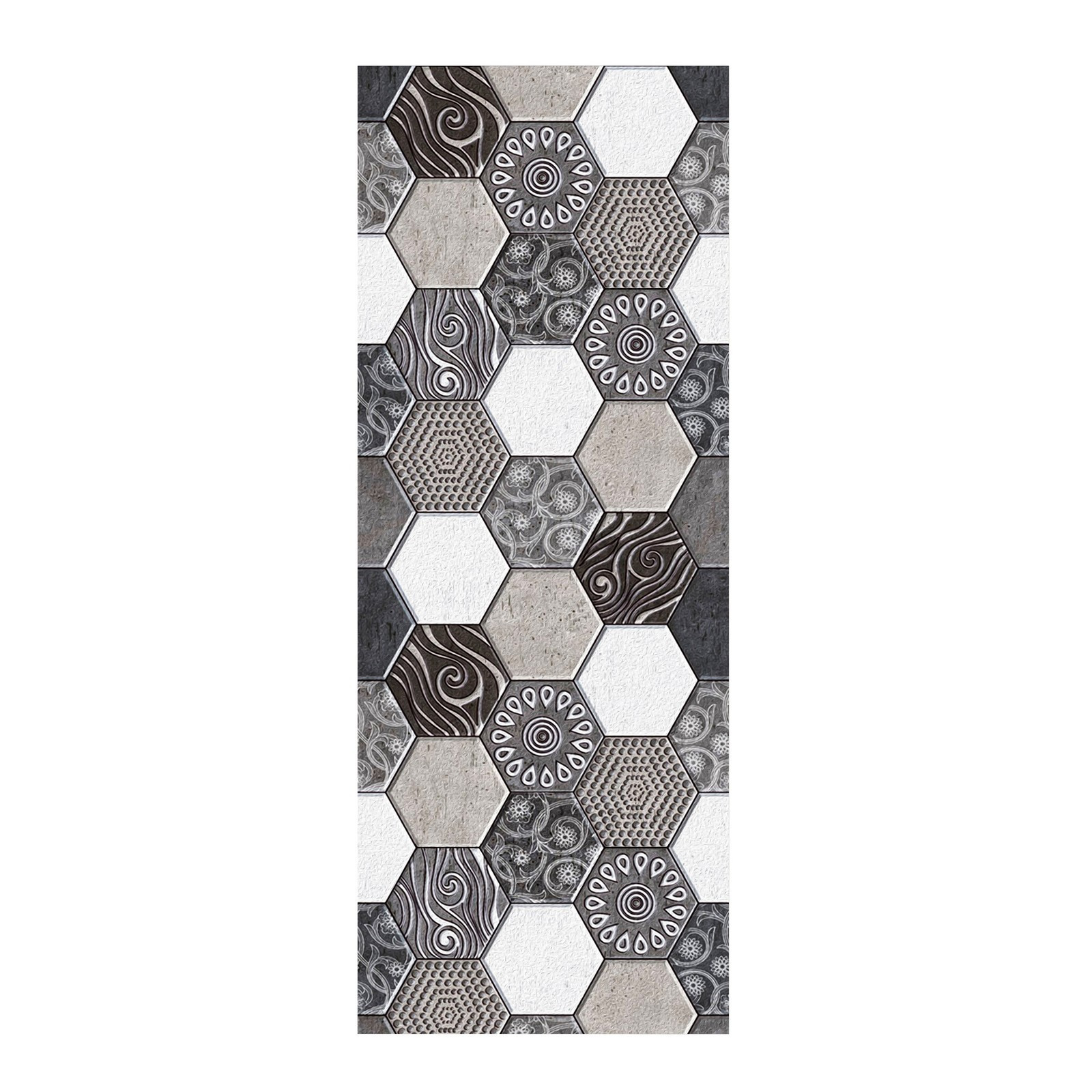 Tappeto corsia LESTO F cm.50 x 150 pratico da pulire 100% vinile