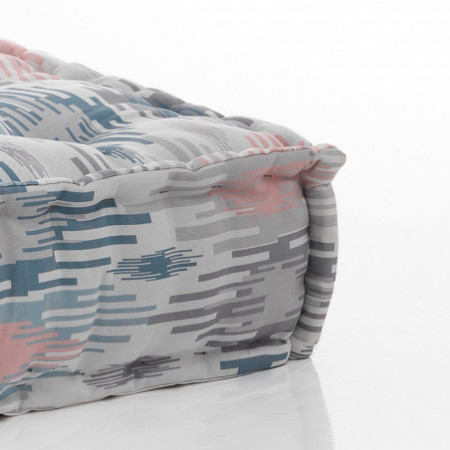 Pouf Cuscino quadrato OUTDOOR PASTEL tessuto waterproof