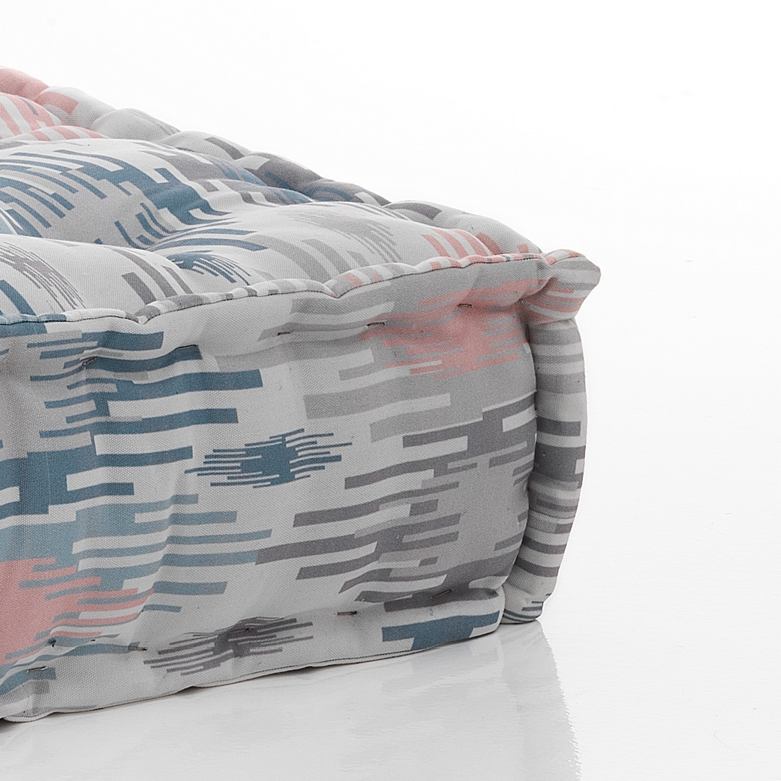 Pouf Cuscino quadrato OUTDOOR PASTEL tessuto waterproof