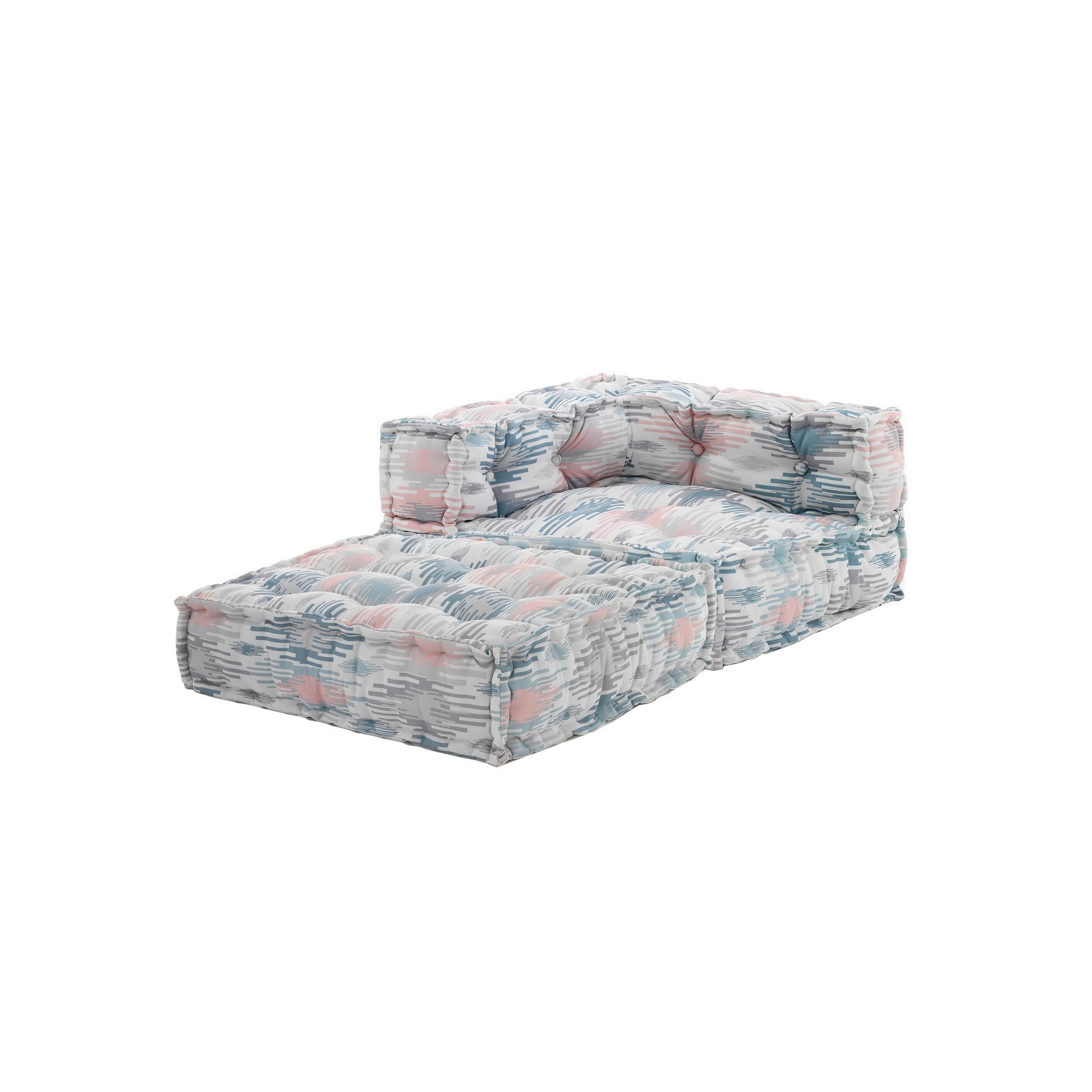 Poltrona/Chaise Longue OUTDOOR PASTEL tessuto waterproof cm. L.75 P.75 H.60