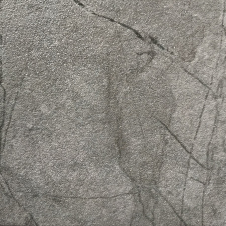 Tavolo Allungabile in ceramica JUSTIN GREY MARBLE finitura Marmo Grigio opaco e base in metallo Grigio opaco, 160-200-240x90 cm