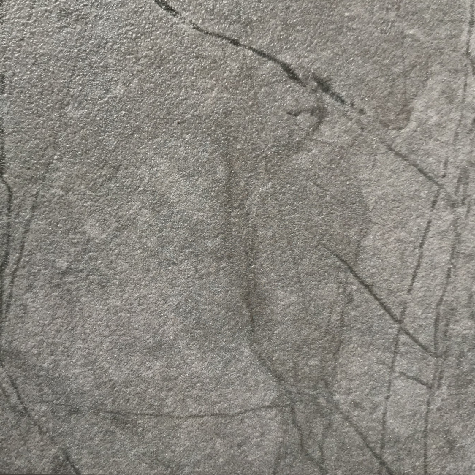 Tavolo Allungabile in ceramica JUSTIN GREY MARBLE finitura Marmo Grigio opaco e base in metallo Grigio opaco, 160-200-240x90 cm